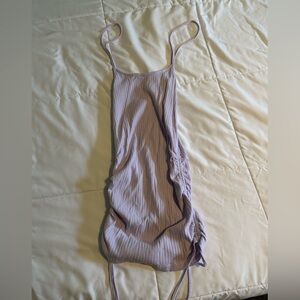 Drawstring sided dress